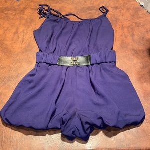 Plum romper
